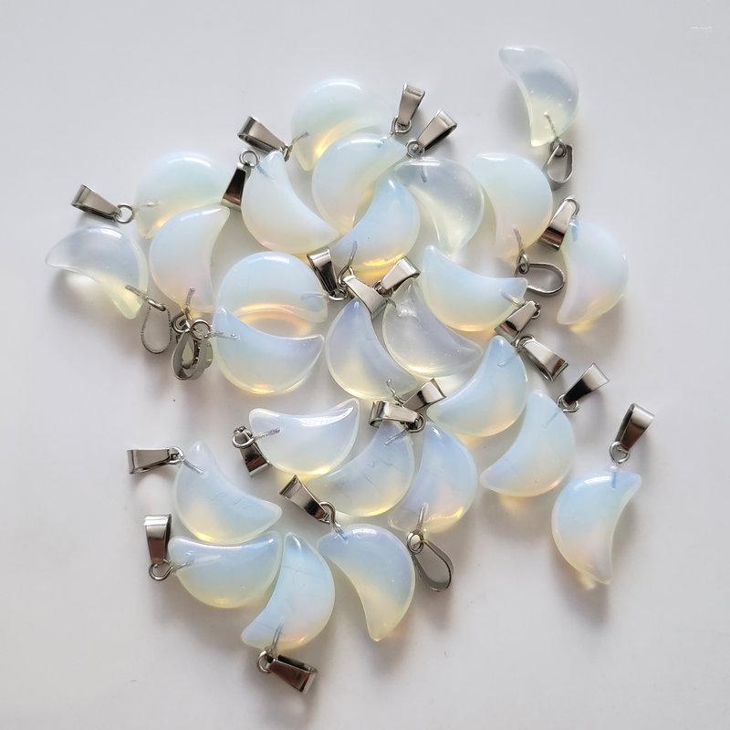 Pendant Necklaces 2022 Wholesale 50pcs/lot Fashion Top Quality Reiki Opal Stones Crescent Moon Charms Pendants For Jewelry Making
Pendant Necklaces 2022 Wholesale 50pcs/lot Fashion Top Quality Reiki Opal Stones Crescent Moon Charms Pendants For Jewelry Making
