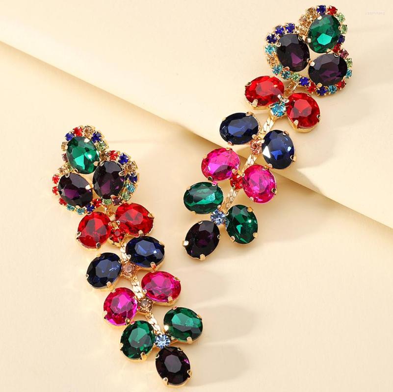 Dangle Earrings Fahion Crystal For Women Trend Luxury Geometric Leaves Colorful Vintage Unique Pendant Jewelry Gift Accessories
Dangle Earrings Fahion Crystal For Women Trend Luxury Geometric Leaves Colorful Vintage Unique Pendant Jewelry Gift Accessories