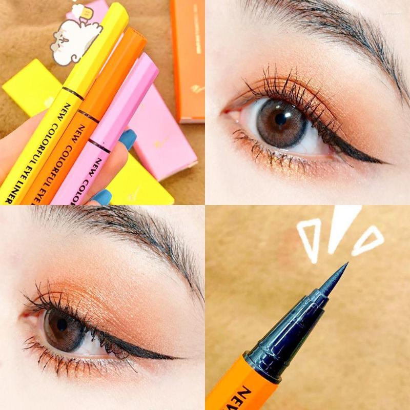 Eyeliner Xixi Black Pencil Colorful Orange Yellow Pink Appearance Long Lasting Waterproof Smooth Matte Pen 
Eyeliner Xixi Black Pencil Colorful Orange Yellow Pink Appearance Long Lasting Waterproof Smooth Matte Pen