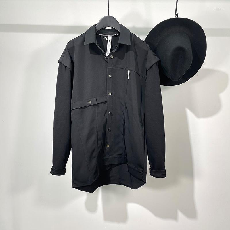 Men's Casual Shirts Owen Seak Men High Street Style Men's Clothing Spring Male Autumn, Black
Men's Casual Shirts Owen Seak Men High Street Style Men's Clothing Spring Male Autumn, Black