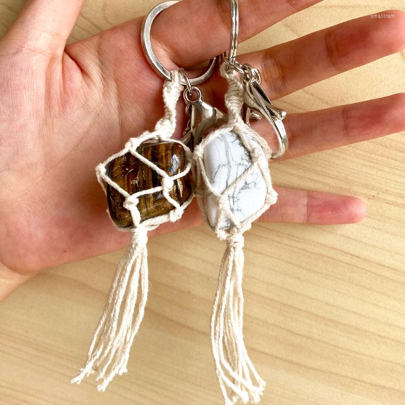 Keychains High Quality Natural Stone Lucky Weave Keychain Creativity Fashion Dainty Unique Key Chain Accessories Bohemian Gift
Keychains High Quality Natural Stone Lucky Weave Keychain Creativity Fashion Dainty Unique Key Chain Accessories Bohemian Gift