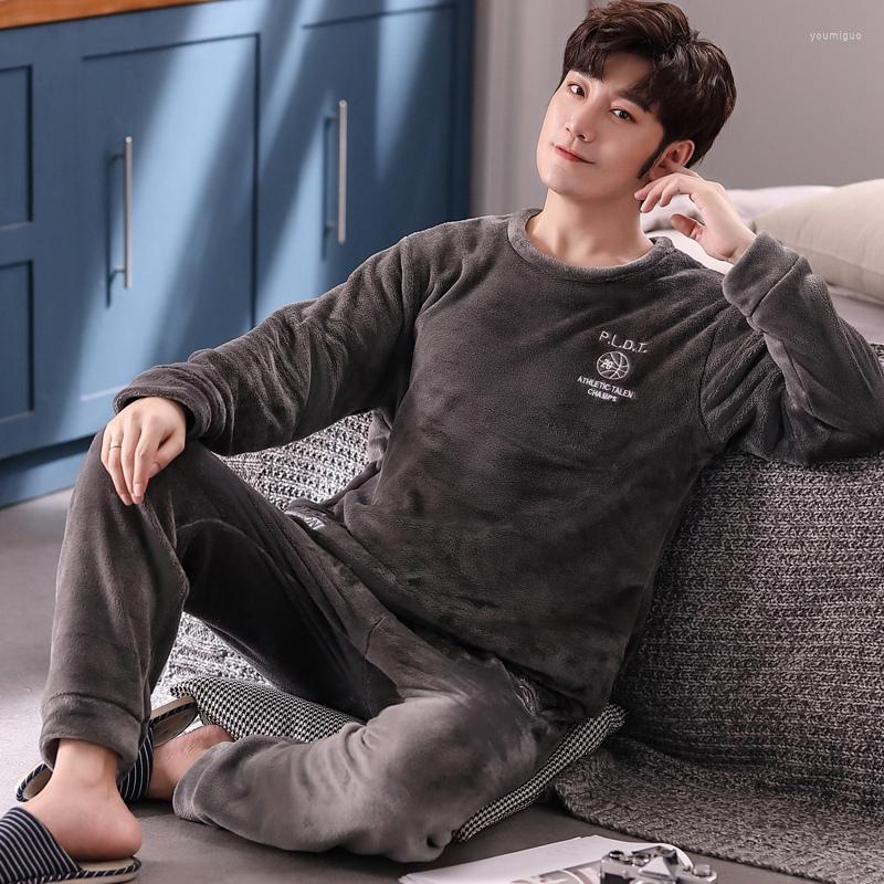 Men's Sleepwear 2022 Winter Long Sleeve Thick Warm Flannel Pajama Sets For Men Korean Loose Coral Velvet Suit Pyjamas Homewear Clothes, 41006-02
Men's Sleepwear 2022 Winter Long Sleeve Thick Warm Flannel Pajama Sets For Men Korean Loose Coral Velvet Suit Pyjamas Homewear Clothes, 41006-02