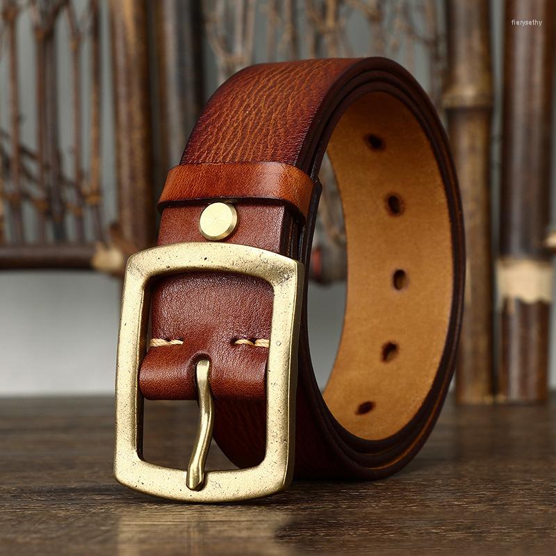 Belts 3.8cm Genuine Leather Belt Men Luxury Strap Male Fashion Pure Copper Buckle Wild Classic Retro Pin High Quality, Black
Belts 3.8cm Genuine Leather Belt Men Luxury Strap Male Fashion Pure Copper Buckle Wild Classic Retro Pin High Quality, Black