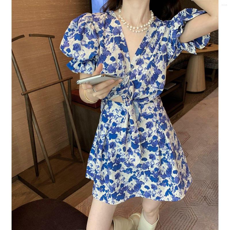 Casual Dresses Women Women' V-neck Dress Summer Short Skirt Vestido De Mujer Femme Robe, Blue
Casual Dresses Women Women' V-neck Dress Summer Short Skirt Vestido De Mujer Femme Robe, Blue