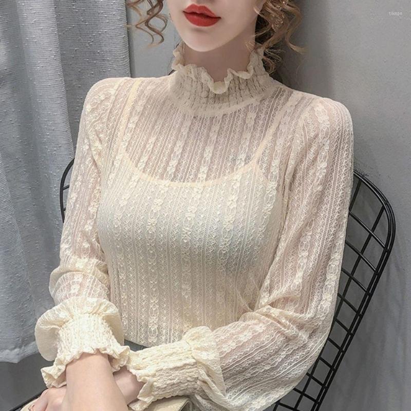 Women' Blouses Women Blouse Kaka Lace Top For Turtlenecks Blusas Mujer De Moda, Khaki velvetinside
Women' Blouses Women Blouse Kaka Lace Top For Turtlenecks Blusas Mujer De Moda, Khaki velvetinside