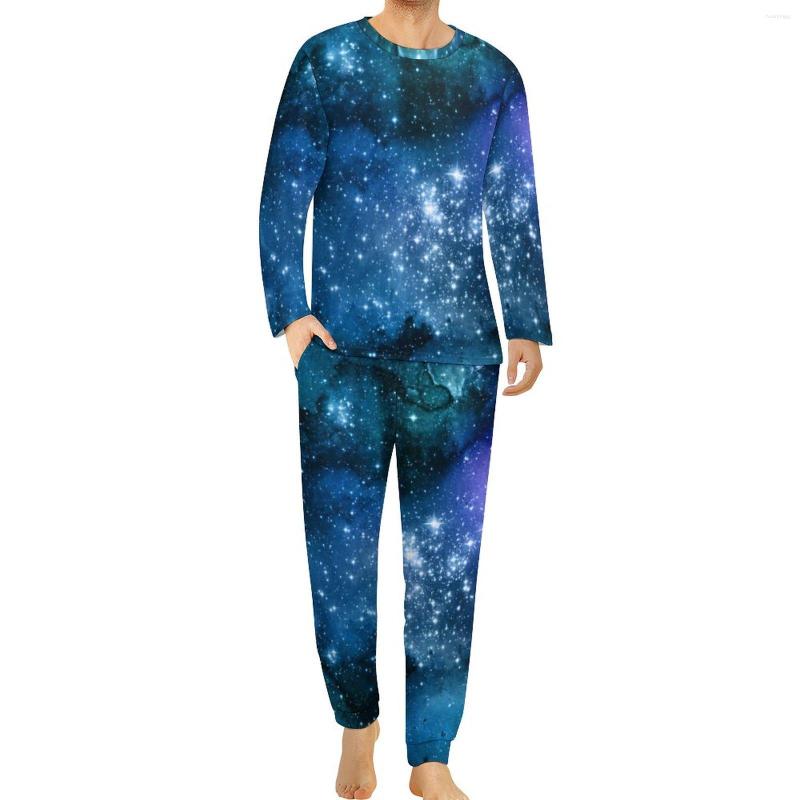 Men' Sleepwear Starry Space Pajamas Galaxy Blue Sky Mens Long Sleeve Romantic Pajama Sets 2 Pieces Night Spring Graphic Nightwear Gift Idea, Style-3
Men' Sleepwear Starry Space Pajamas Galaxy Blue Sky Mens Long Sleeve Romantic Pajama Sets 2 Pieces Night Spring Graphic Nightwear Gift Idea, Style-3