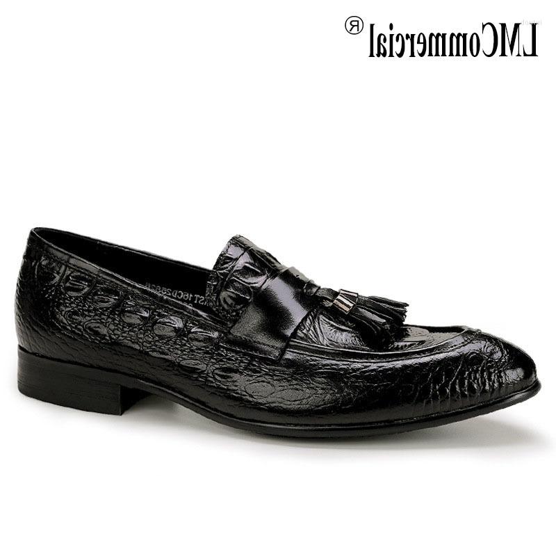 Dress Shoes British Pointy Mens Leather Crocodile Pattern Tassel Business Casual Men All-match Cowhide Autumn, Black
Dress Shoes British Pointy Mens Leather Crocodile Pattern Tassel Business Casual Men All-match Cowhide Autumn, Black