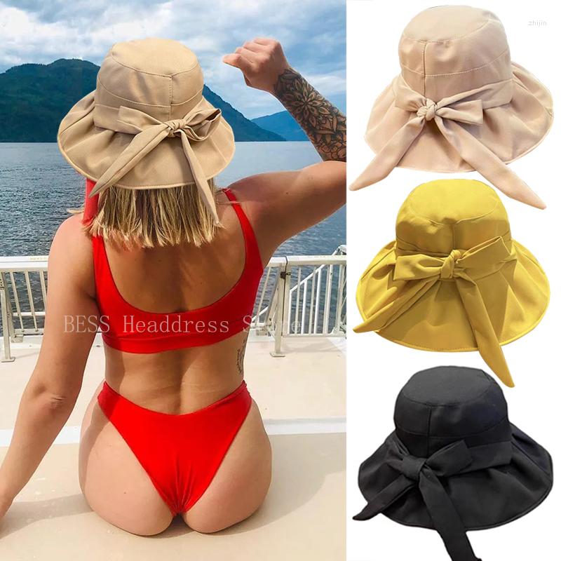 Berets 2022 Big Brim Bow Bucket Hat Cotton Fashion Korean Casual Ladies Flat Fishermans Cap Beach Tourism Hats Women Breathable Sun, Yellow
Berets 2022 Big Brim Bow Bucket Hat Cotton Fashion Korean Casual Ladies Flat Fishermans Cap Beach Tourism Hats Women Breathable Sun, Yellow