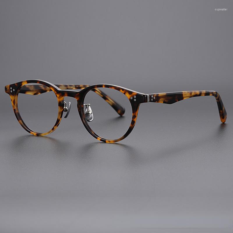Sunglasses Frames Japan Hand Craft Round Vintage Glasses Frame For Men And Women Brown Color Acetate Myopia Eyeglasses Prescription
Sunglasses Frames Japan Hand Craft Round Vintage Glasses Frame For Men And Women Brown Color Acetate Myopia Eyeglasses Prescription