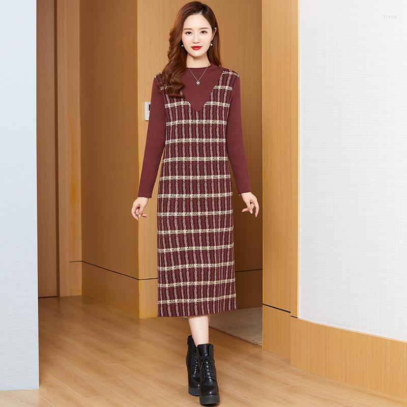 Casual Dresses 2022 Winter Wool Knitted Long Sleeve Slim Dress Loose Oversized Warmth Jacquard Bright Backing, As shown
Casual Dresses 2022 Winter Wool Knitted Long Sleeve Slim Dress Loose Oversized Warmth Jacquard Bright Backing, As shown