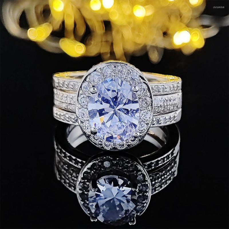 Cluster Rings 2022 Luxury Round Silver Color Bride Wedding Ring Set Africa For Women Lady Anniversary Gift Jewelry Drop R5393
Cluster Rings 2022 Luxury Round Silver Color Bride Wedding Ring Set Africa For Women Lady Anniversary Gift Jewelry Drop R5393