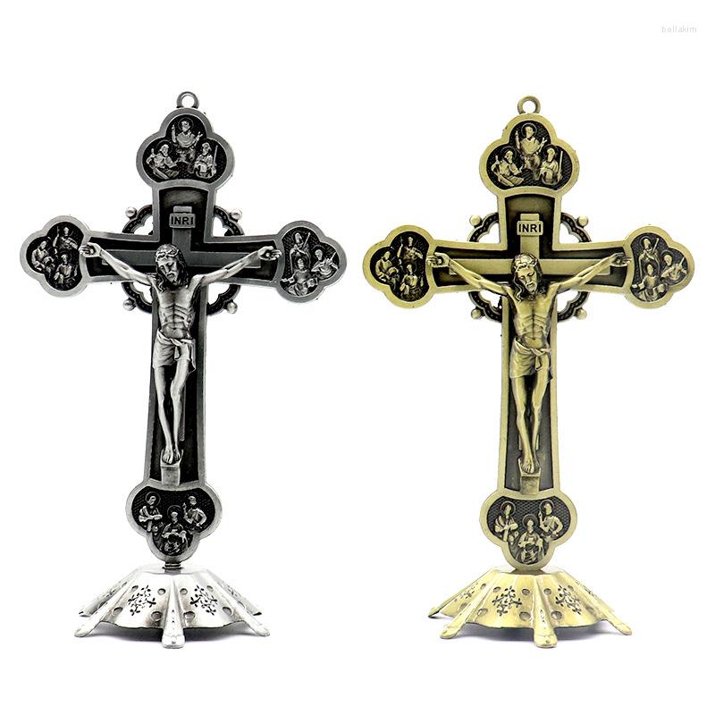 Keychains 12 Apostle Cross Jesus Christian Keychain Vintage Crucifix Trinket Religious Prayer INRI On Car Household Ornaments Crafts Gift
Keychains 12 Apostle Cross Jesus Christian Keychain Vintage Crucifix Trinket Religious Prayer INRI On Car Household Ornaments Crafts Gift