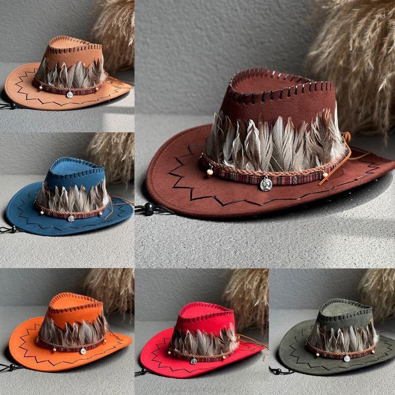 Berets Cowboy Hat Feather Hatband Westerns Men Beach Travel Cowgirl Summer Sun Party Props Cosplay AG22 22 Dropship, Black
Berets Cowboy Hat Feather Hatband Westerns Men Beach Travel Cowgirl Summer Sun Party Props Cosplay AG22 22 Dropship, Black