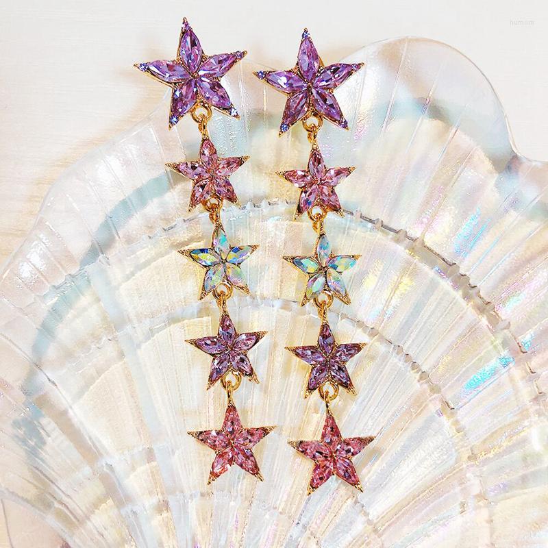 Dangle Earrings MENGJIQIAO Korean Coloful Star Flower Crystal Long Pendientes For Women Girls Elegant Party Drop Jewelry
Dangle Earrings MENGJIQIAO Korean Coloful Star Flower Crystal Long Pendientes For Women Girls Elegant Party Drop Jewelry