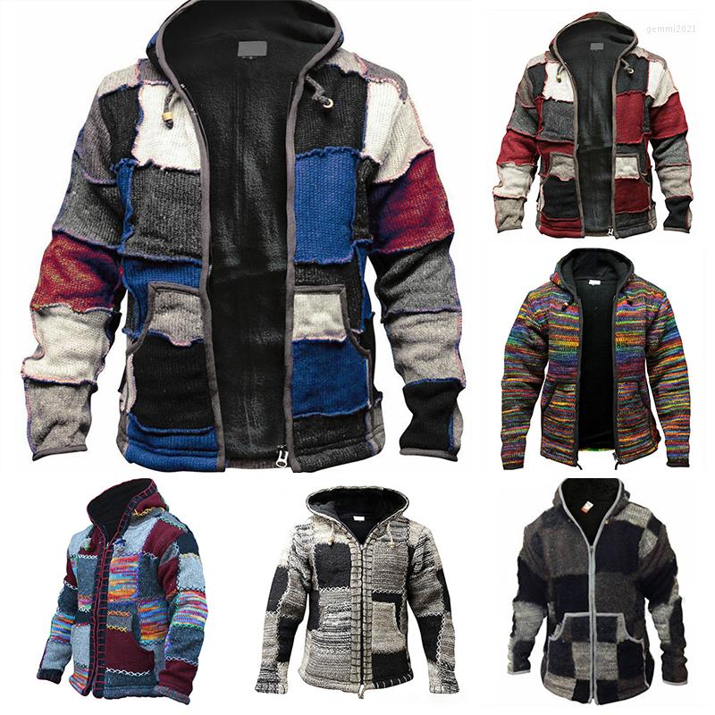 Men' Sweaters 2022 Autumn Men Hooded Coat Men' Sweater Winter Warm Harajuku Patchwork Zipper Knit Coats With Pocket Cardigan, 05
Men' Sweaters 2022 Autumn Men Hooded Coat Men' Sweater Winter Warm Harajuku Patchwork Zipper Knit Coats With Pocket Cardigan, 05