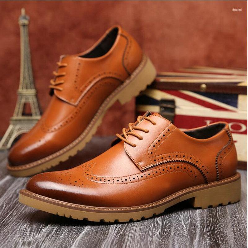 Dress Shoes 2022 Est Men Brogue Designer Business Office Lace-Up Men's Party Genuine Leather A53-43, Black
Dress Shoes 2022 Est Men Brogue Designer Business Office Lace-Up Men's Party Genuine Leather A53-43, Black