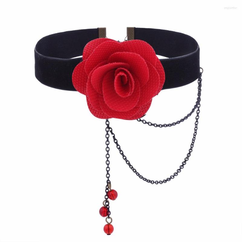 Choker Bohemian Jewelry Red Rose Flower Women Gift Fashion 2022 High Quality Lace Boho Maxi Necklace
Choker Bohemian Jewelry Red Rose Flower Women Gift Fashion 2022 High Quality Lace Boho Maxi Necklace