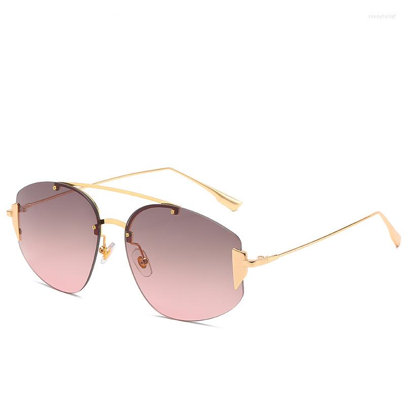 Sunglasses Fashion Rimless Men Brand Designer Punk Women Pilot Eyeglasses Big Frame High Quality Eyewear UV400
Sunglasses Fashion Rimless Men Brand Designer Punk Women Pilot Eyeglasses Big Frame High Quality Eyewear UV400