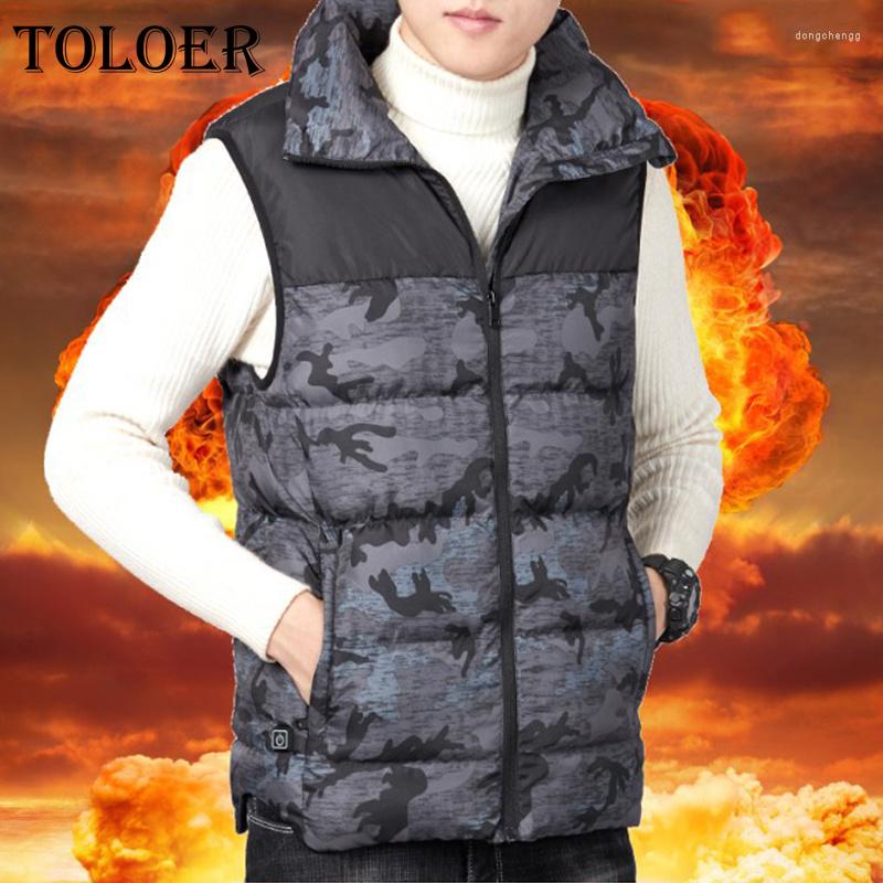 Men's Vests 2022 Heated Camouflage Vest Jacket Fashion Men Coat Intelligent USB Electric Heating Thermal Warm Clothes Male Winter, Njr28blue
Men's Vests 2022 Heated Camouflage Vest Jacket Fashion Men Coat Intelligent USB Electric Heating Thermal Warm Clothes Male Winter, Njr28blue