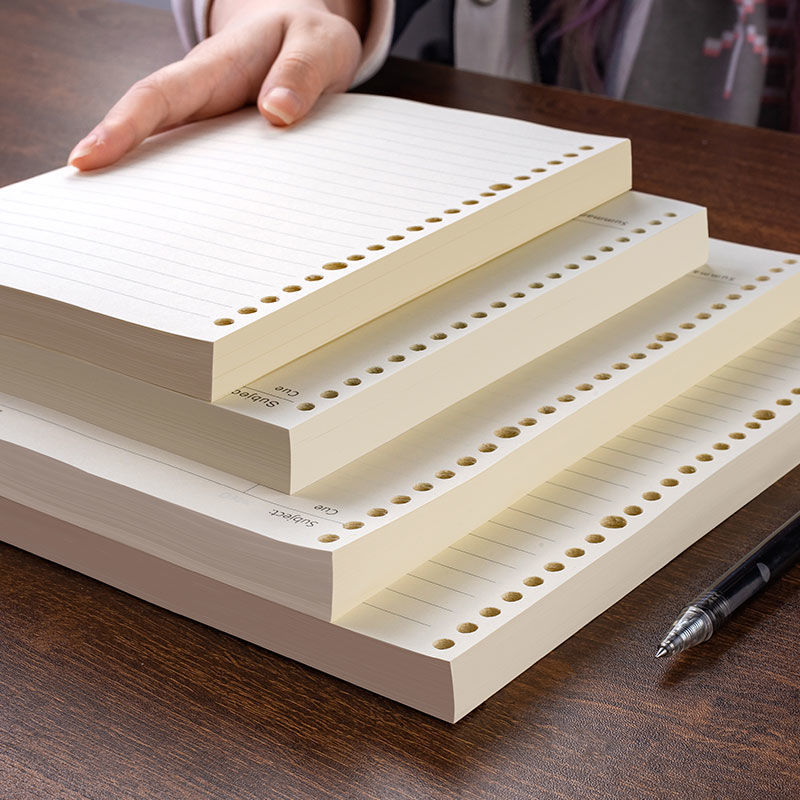 Paper Products A5 B5 A4 Loose leaf Binder Notebook Inner Core Refilling s Line Grid Cornell 20 26 Holes Removable Shell 221108
Paper Products A5 B5 A4 Loose leaf Binder Notebook Inner Core Refilling s Line Grid Cornell 20 26 Holes Removable Shell 221108