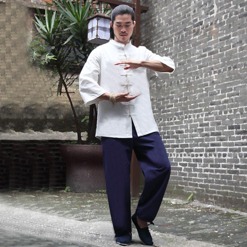 Active Sets Spring Men Yoga Set Cotton Linen Loose Wide Leg Pant Shirt Male Tai Chi Martial Arts Meditation Kungfu Uniform Clothes, White
Active Sets Spring Men Yoga Set Cotton Linen Loose Wide Leg Pant Shirt Male Tai Chi Martial Arts Meditation Kungfu Uniform Clothes, White