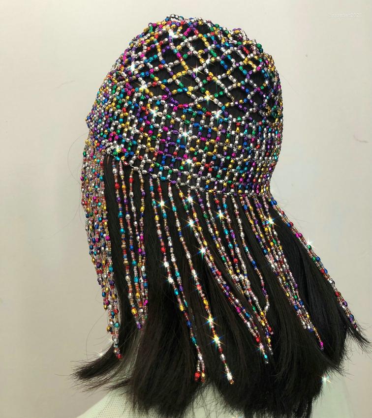 Stage Wear Adult Belly Dance Hat Elastic Bead Tassel Cap Hair Accessory Accessories, Gold
Stage Wear Adult Belly Dance Hat Elastic Bead Tassel Cap Hair Accessory Accessories, Gold