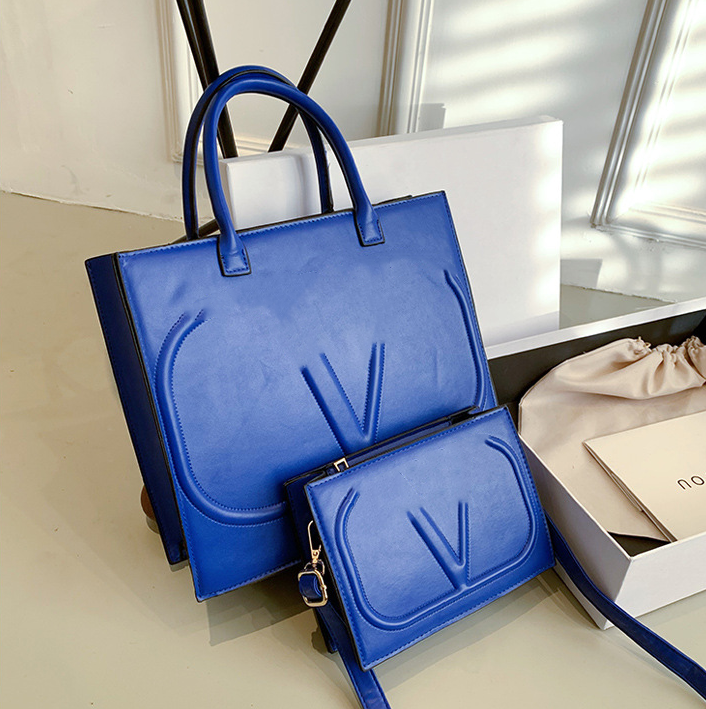 Fashion Women Solid Color Tote Bag Handbag Two-Piece Set Large-Capacity Shopping Shoulder Messenger Bags, Aspic
Fashion Women Solid Color Tote Bag Handbag Two-Piece Set Large-Capacity Shopping Shoulder Messenger Bags, Aspic