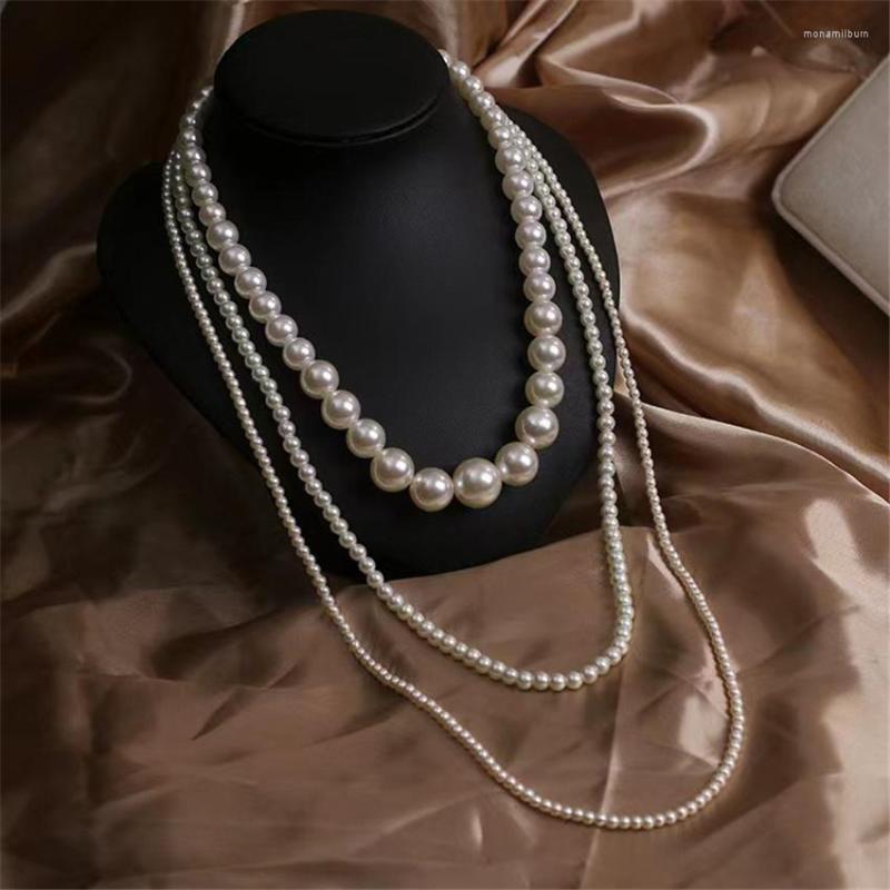 Choker Vintage Simulated Pearl Necklace For Women Multi-layer Necklaces Collar Chain Korean Style Jewelry Gift
Choker Vintage Simulated Pearl Necklace For Women Multi-layer Necklaces Collar Chain Korean Style Jewelry Gift