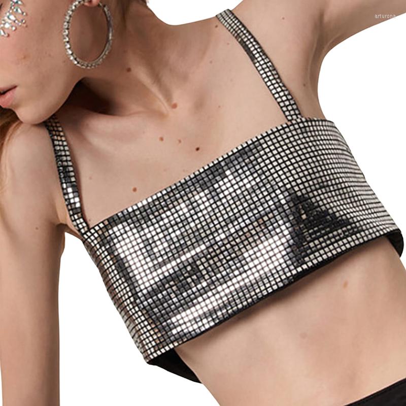 Women' Tanks Women Summer Crop Tops Vest Sleeveless Square Neck Sequins Surface Loose Hem Camisole Party Night Club Y2K Vintage
Women' Tanks Women Summer Crop Tops Vest Sleeveless Square Neck Sequins Surface Loose Hem Camisole Party Night Club Y2K Vintage