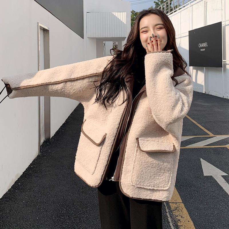 Women' Jackets 2023 Winter Women Fur One-Piece Hooded Female Tops Lamb Velvet Jacket Stitching Casual Fashion Fake Two Pieces Coat, Beige
Women' Jackets 2023 Winter Women Fur One-Piece Hooded Female Tops Lamb Velvet Jacket Stitching Casual Fashion Fake Two Pieces Coat, Beige