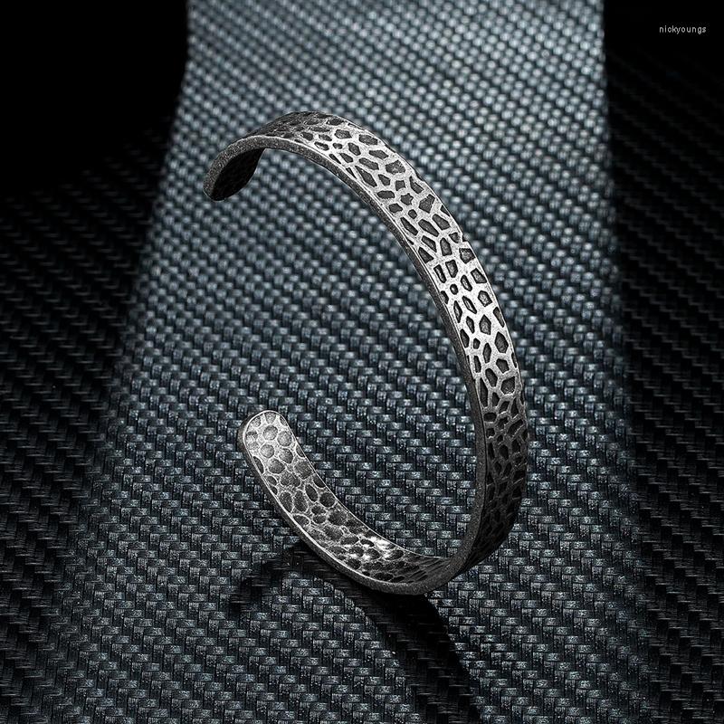 Bangle MKENDN Punk Vintage Oxidized Black Cuff Stainless Steel Men Wide Bracelet For Fashion Classic Jewelry Gifts
Bangle MKENDN Punk Vintage Oxidized Black Cuff Stainless Steel Men Wide Bracelet For Fashion Classic Jewelry Gifts