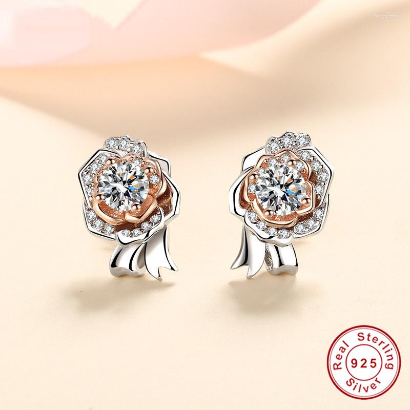 Stud Earrings Geoki 925 Sterling Silver Total 1 Ct Passed Diamond Test Perfect Cut D Color Moissanite Rose Gold Luxury Party Jewelry
Stud Earrings Geoki 925 Sterling Silver Total 1 Ct Passed Diamond Test Perfect Cut D Color Moissanite Rose Gold Luxury Party Jewelry