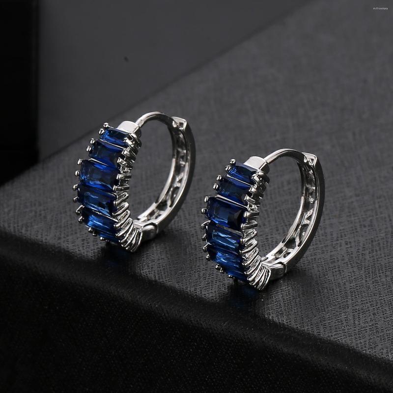 Hoop Earrings HUAMI Blue Semi-Precious Stones Jewelry For Women Fashion Style Joyeria Fina Para Mujer March Gift White Two Color
Hoop Earrings HUAMI Blue Semi-Precious Stones Jewelry For Women Fashion Style Joyeria Fina Para Mujer March Gift White Two Color