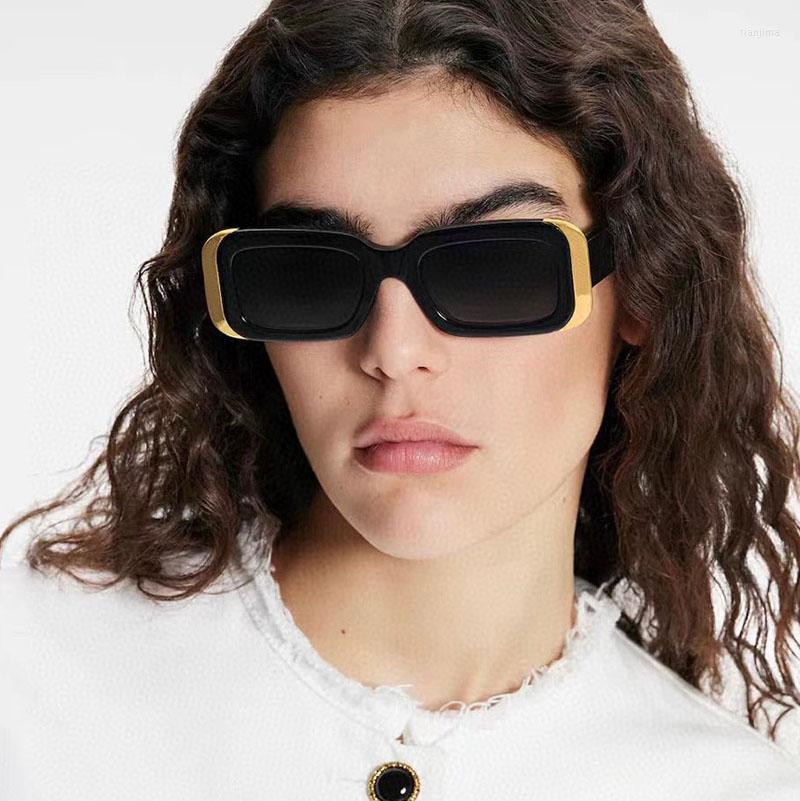 Sunglasses Acetate Translucent Tinted Frame Rectangular Women Fashion Gradient Lens With Metal Embossed
Sunglasses Acetate Translucent Tinted Frame Rectangular Women Fashion Gradient Lens With Metal Embossed
