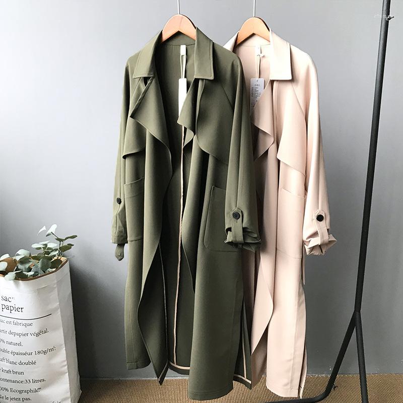 Women' Trench Coats Women Long Sleeve Coat 2022 Autumn Winter Fashion Cardiagn Windbreaker Female Casual Loose Outwear Solid Jacket, Beige
Women' Trench Coats Women Long Sleeve Coat 2022 Autumn Winter Fashion Cardiagn Windbreaker Female Casual Loose Outwear Solid Jacket, Beige
