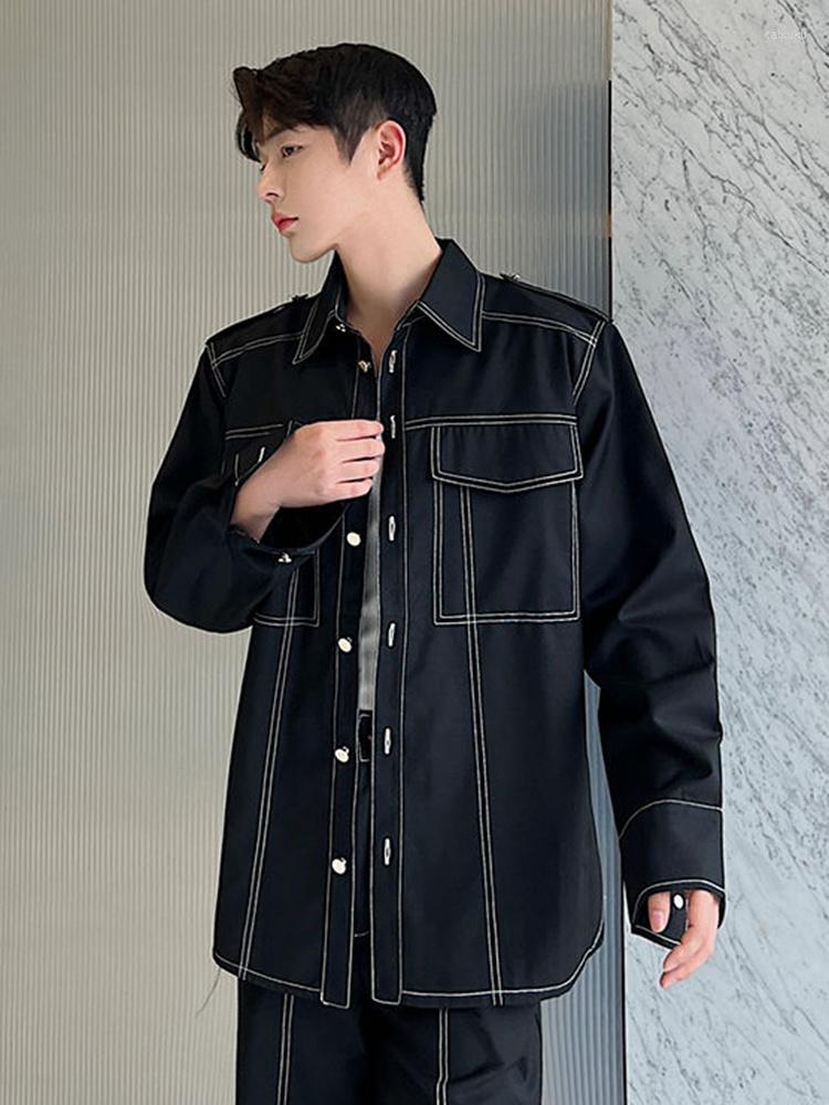 Men's Jackets Designer Early Personalized Autumn Long Sleeve Men Coat 2023 Korean Fashion Male Jacket Single Breasted Casual 2A5793, Black
Men's Jackets Designer Early Personalized Autumn Long Sleeve Men Coat 2023 Korean Fashion Male Jacket Single Breasted Casual 2A5793, Black