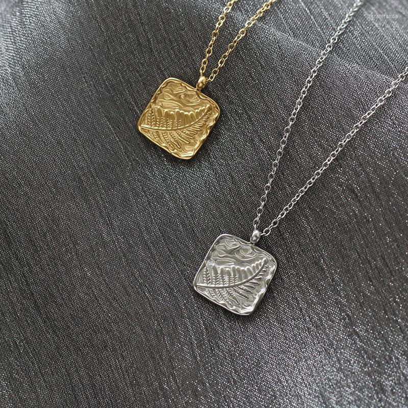 Pendant Necklaces MODAGIRL 3D Square Plant Pendants And Fashion Jewelry Gold Silver Color Stainless Steel Woman Accesories
Pendant Necklaces MODAGIRL 3D Square Plant Pendants And Fashion Jewelry Gold Silver Color Stainless Steel Woman Accesories