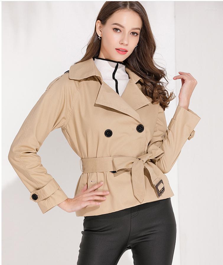 Women' Trench Coats 2022 Autumn Brand Women Coat Short Windbreaker Europe America Fashion Khaki Trend High Quality Woman F825
Women' Trench Coats 2022 Autumn Brand Women Coat Short Windbreaker Europe America Fashion Khaki Trend High Quality Woman F825