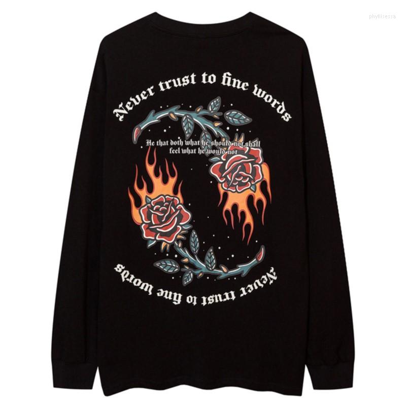 Men's Hoodies Fashion 2022 Autumn And Winter Man Burn Rose Long Sleeve Sweatshirt High Street Hip Hop Personality Casual O-Neck, Black
Men's Hoodies Fashion 2022 Autumn And Winter Man Burn Rose Long Sleeve Sweatshirt High Street Hip Hop Personality Casual O-Neck, Black
