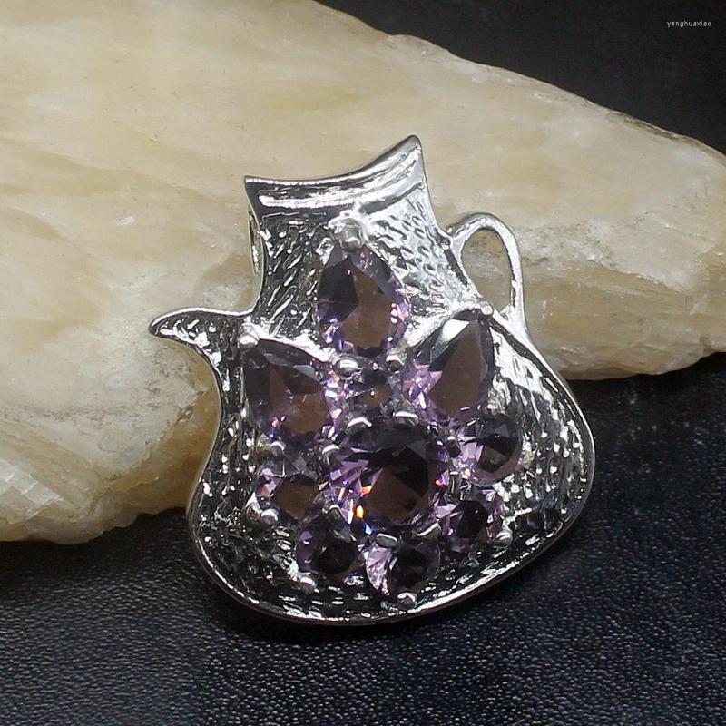 Pendant Necklaces Gemstonefactory Jewelry Big Promotion 925 Silver Glorious Purple Amethyst Women Ladies Mom Gifts Necklace 20223653
Pendant Necklaces Gemstonefactory Jewelry Big Promotion 925 Silver Glorious Purple Amethyst Women Ladies Mom Gifts Necklace 20223653