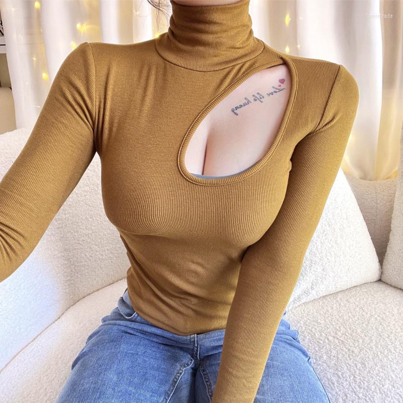Women's T Shirts Sexy Hollow Swwet Turtleneck Base Tshirt Women OL Slim Short Long Sleeve Tees Skinny Korean Tops ZHS3, Khaki
Women's T Shirts Sexy Hollow Swwet Turtleneck Base Tshirt Women OL Slim Short Long Sleeve Tees Skinny Korean Tops ZHS3, Khaki