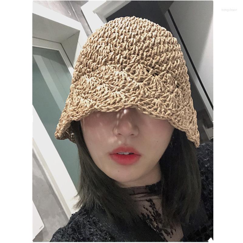 Berets Ins Niche Straw Crochet Handmade Bucket Hats Japanese Summer Sunshade Fisherman Cap Basin Hat Women, Green
Berets Ins Niche Straw Crochet Handmade Bucket Hats Japanese Summer Sunshade Fisherman Cap Basin Hat Women, Green