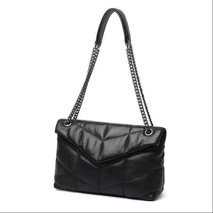 designersluxury classic Puffer Shoulder Bag Soft Genuine Leather Womens Ladies Composite Tote Clutch Handbags Purse Messenger Crossbody, Gold logo
designersluxury classic Puffer Shoulder Bag Soft Genuine Leather Womens Ladies Composite Tote Clutch Handbags Purse Messenger Crossbody, Gold logo