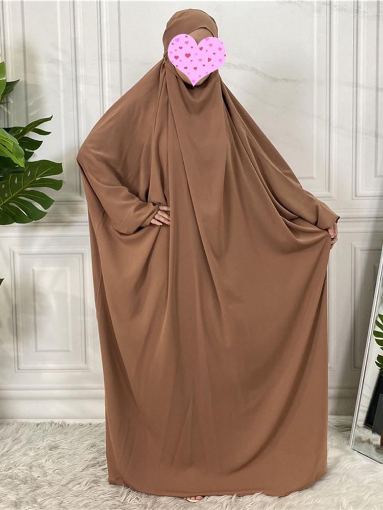Ethnic Clothing Muslim Jilbab One-piece Prayer Dress Hooded Abaya Islam Women Praying Garment Dubai Saudi Turkey Modest Outfit Worship
Ethnic Clothing Muslim Jilbab One-piece Prayer Dress Hooded Abaya Islam Women Praying Garment Dubai Saudi Turkey Modest Outfit Worship