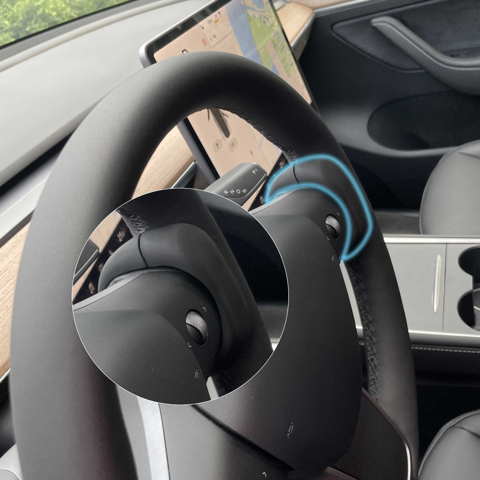 Car Steering Wheel Booster For Tesla Model 3 S X Y Autopilot Counterweight Accessories Ring FSD Automatic Assisted Weight AP