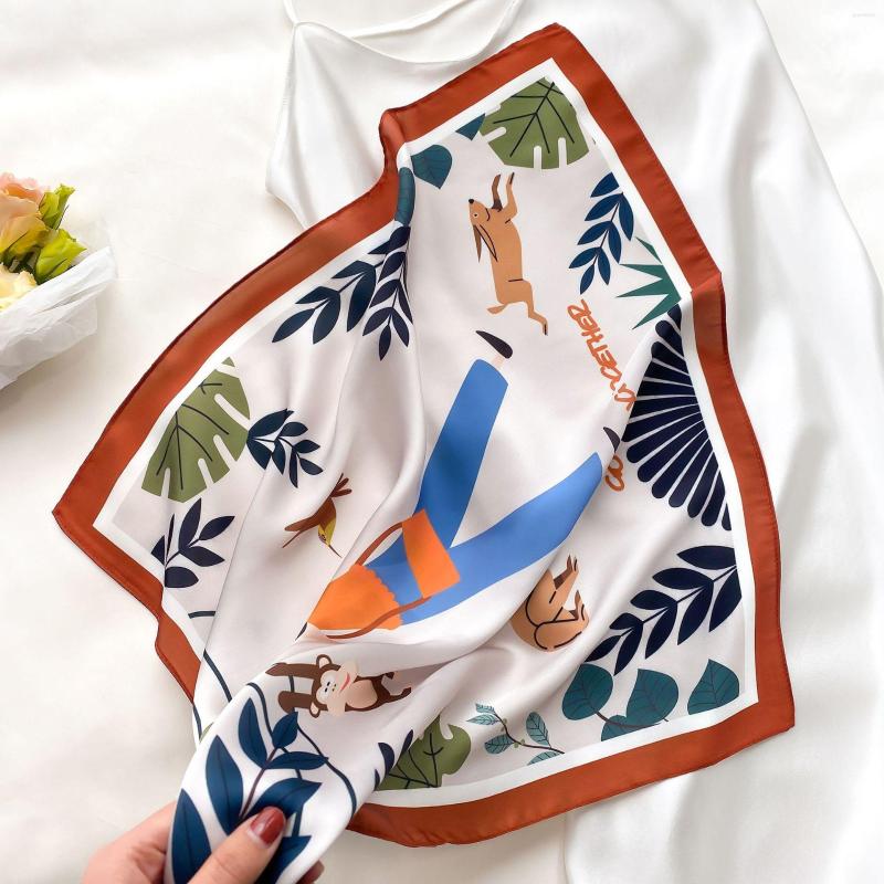Scarves Chic Style 55cm Small Square Scarf Women Female Multi-function Original Spring Autumn Silk Headband Wholesale
Scarves Chic Style 55cm Small Square Scarf Women Female Multi-function Original Spring Autumn Silk Headband Wholesale