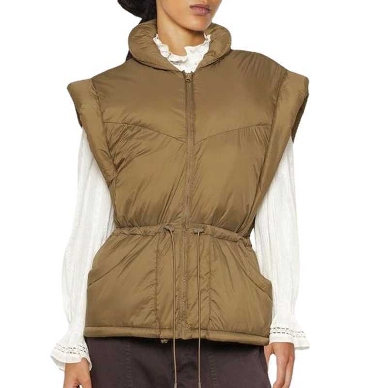 Isabel Marant Sleeves Detachable Jacket Camel Zipper Waistband Fitting Lapel Vest Coat Women Cotton Padded Jackets, Black
Isabel Marant Sleeves Detachable Jacket Camel Zipper Waistband Fitting Lapel Vest Coat Women Cotton Padded Jackets, Black