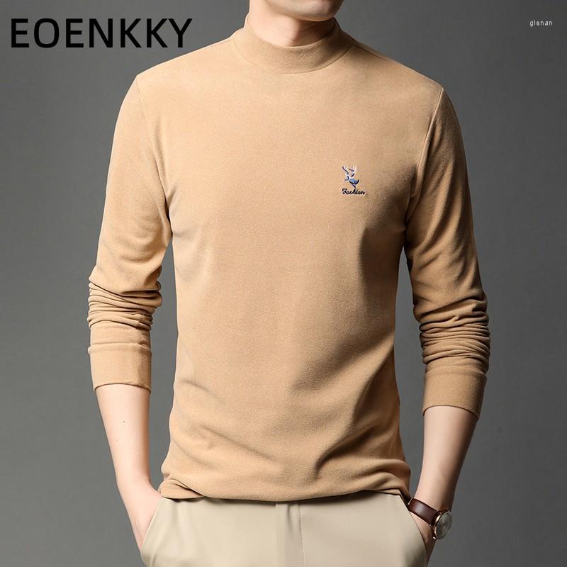 Men's T Shirts EOENKKY Brand 2022 Men's Long-sleeved Velvet T-shirt Half Turtleneck Autumn British Trend Products Casual Warm Clothing, Black
Men's T Shirts EOENKKY Brand 2022 Men's Long-sleeved Velvet T-shirt Half Turtleneck Autumn British Trend Products Casual Warm Clothing, Black
