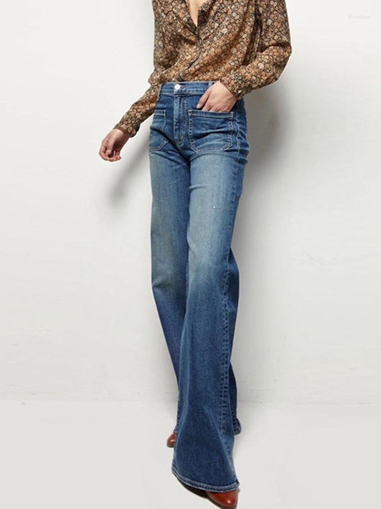 Women' Jeans Women Micro-stretch Denim Flared Pants Front And Rear Four-Pocket Retro Cotton High Waist Slim Female Long
Women' Jeans Women Micro-stretch Denim Flared Pants Front And Rear Four-Pocket Retro Cotton High Waist Slim Female Long