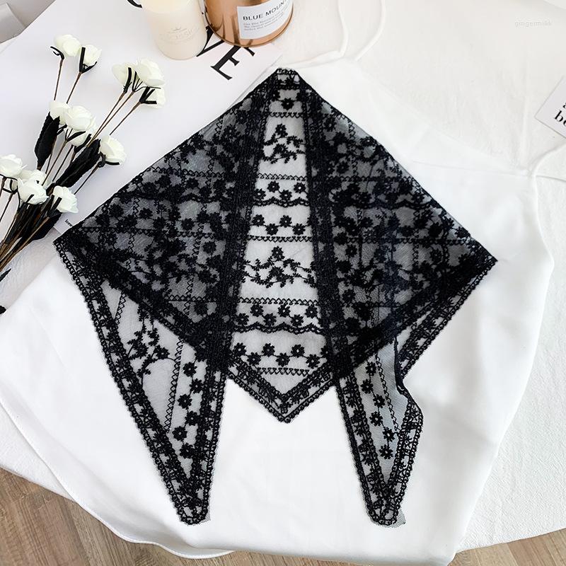 Scarves 33X85CM Knit Pashmina Women Head Scarf Embroidered Triangle Wrap Shawl Transparent Lace Floral Bandana Long Foulard
Scarves 33X85CM Knit Pashmina Women Head Scarf Embroidered Triangle Wrap Shawl Transparent Lace Floral Bandana Long Foulard